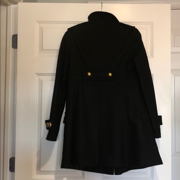 VIA Wool Coat with gold buttons. size small - Picture 3 of 3